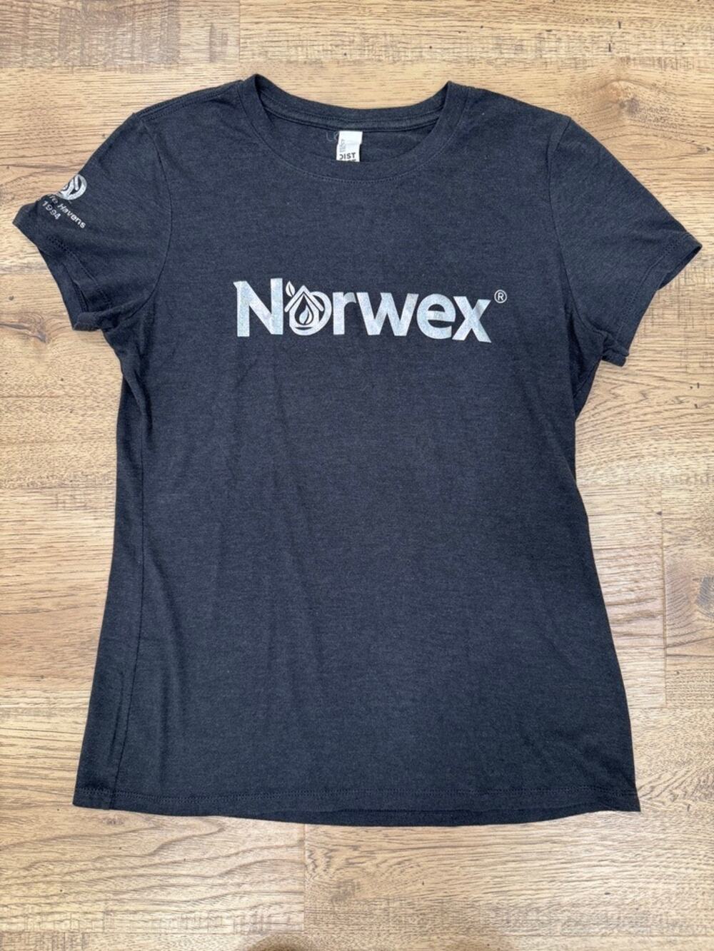 DistRict Perfect Tri Norwex T-Shirt Women's Size Small Charcoal Grey
